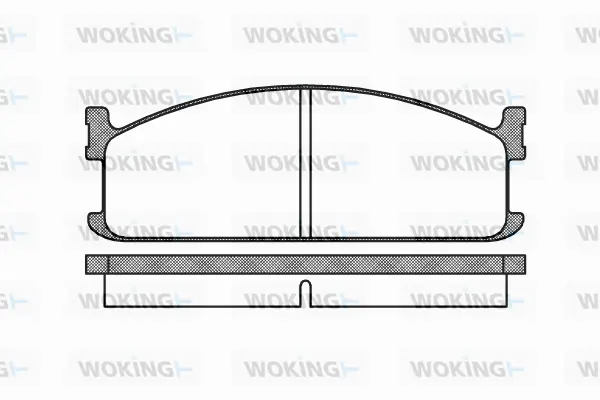 Brake Pad Set, disc brake (P3043.00)