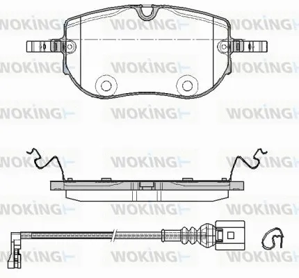 Brake Pad Set, disc brake (P18643.01)