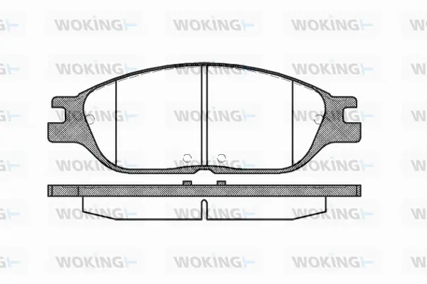 Brake Pad Set, disc brake (P6383.00)