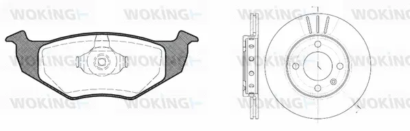 Brake Kit, disc brake (87093.01)