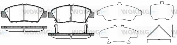 Brake Pad Set, disc brake (P12583.02)