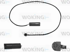 Warning Contact, brake pad wear (001016)