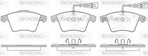 Brake Pad Set, disc brake (P11453.22)