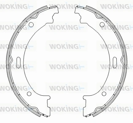 Brake Shoe, parking brake (Z4464.00)