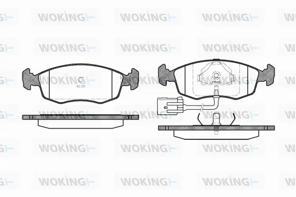 Brake Pad Set, disc brake (P0723.22)