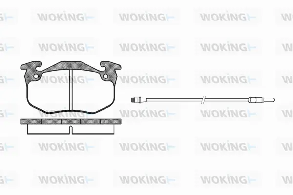 Brake Pad Set, disc brake (P0443.32)