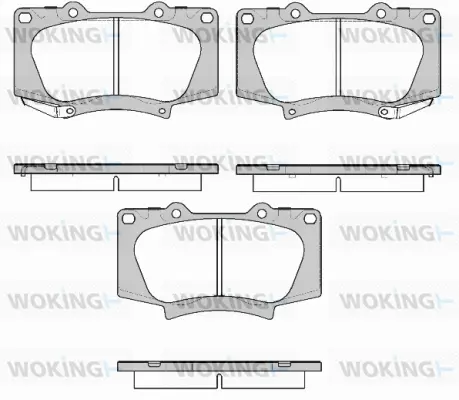 Brake Pad Set, disc brake (P8883.22)