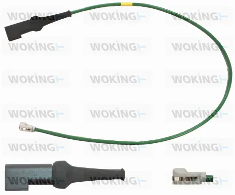 Warning Contact, brake pad wear (001140)