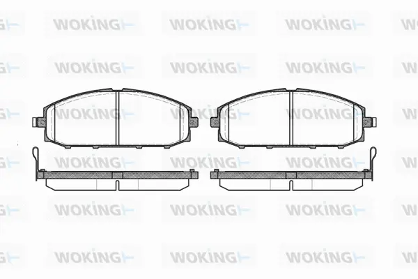 Brake Pad Set, disc brake (P6113.04)
