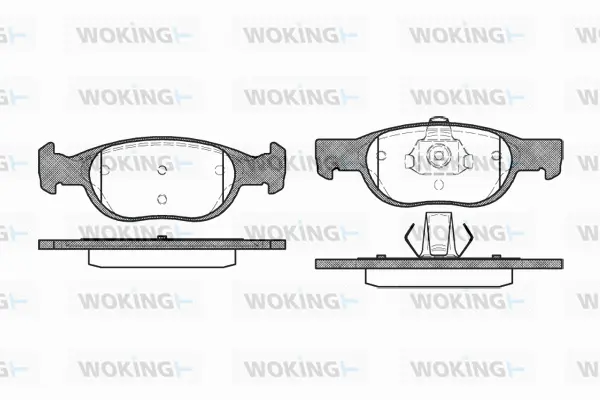 Brake Pad Set, disc brake (P4883.10)