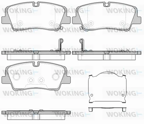Brake Pad Set, disc brake (P17873.00)