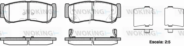 Brake Pad Set, disc brake (P13393.02)