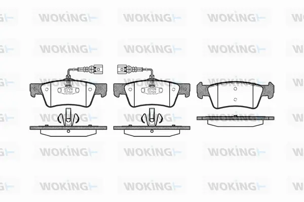 Brake Pad Set, disc brake (P10873.02)