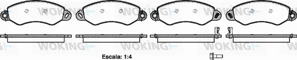 Brake Pad Set, disc brake (P13553.02)