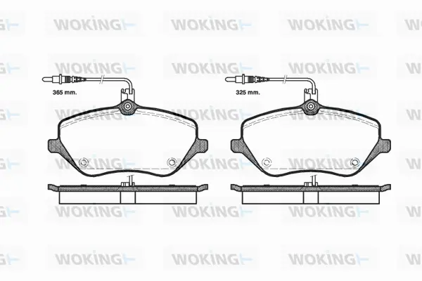 Brake Pad Set, disc brake (P10013.04)