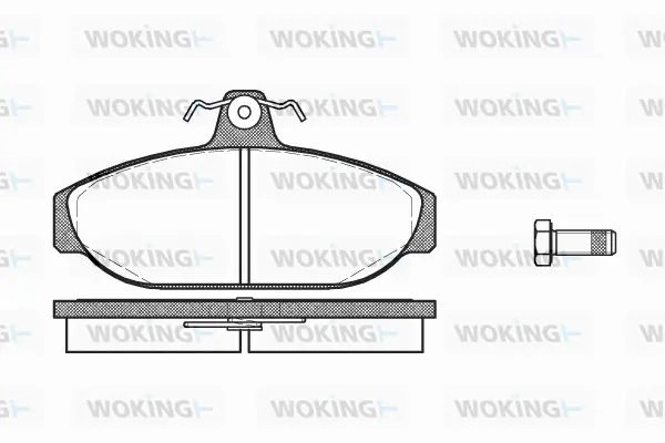 Brake Pad Set, disc brake (P0563.00)