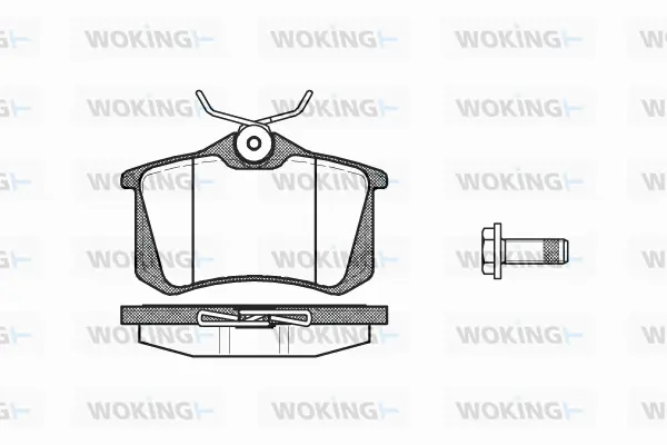 Brake Pad Set, disc brake (P3633.05)