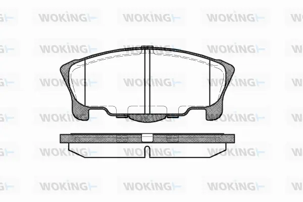 Brake Pad Set, disc brake (P7573.00)