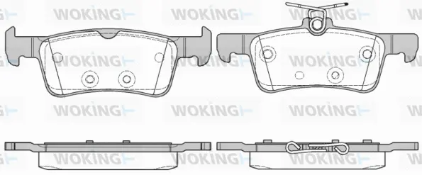 Brake Pad Set, disc brake (P14633.10)