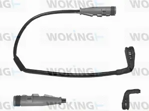Warning Contact, brake pad wear (001072)