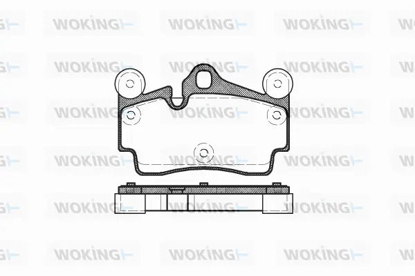Brake Pad Set, disc brake (P8963.00)