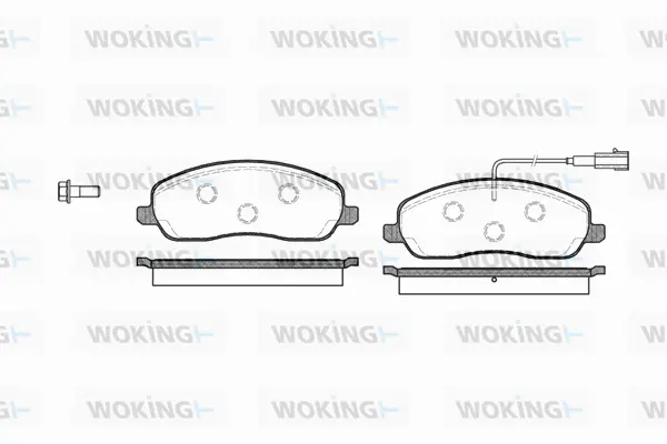 Brake Pad Set, disc brake (P10463.02)