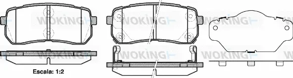 Brake Pad Set, disc brake (P13883.02)