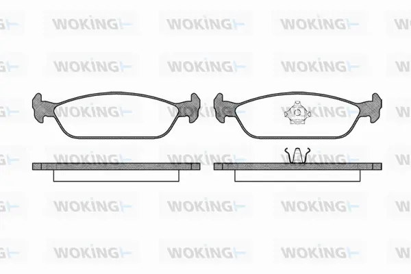 Brake Pad Set, disc brake (P5113.00)