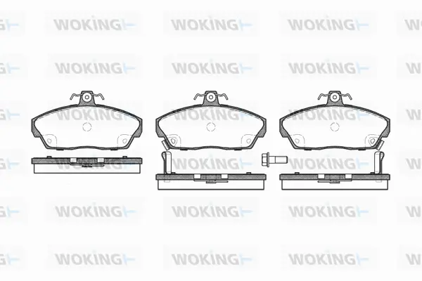 Brake Pad Set, disc brake (P2373.02)