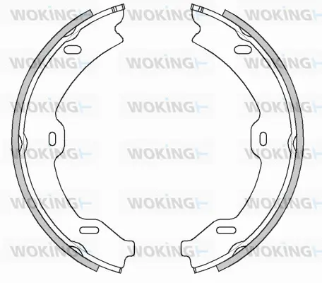 Brake Shoe, parking brake (Z4693.00)