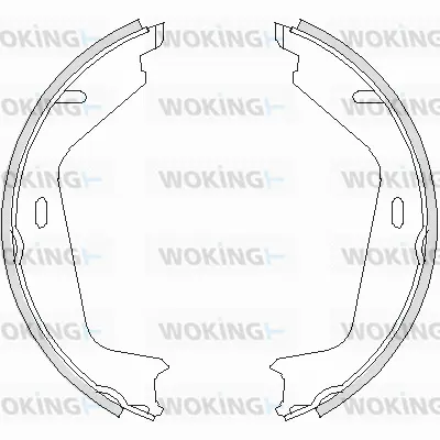 Brake Shoe, parking brake (Z4726.00)