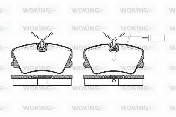 Brake Pad Set, disc brake (P3593.12)