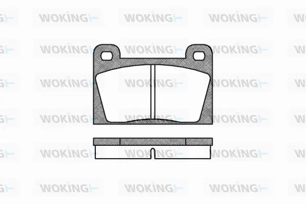 Brake Pad Set, disc brake (P1183.10)