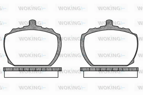Brake Pad Set, disc brake (P1583.10)