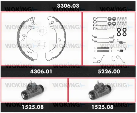 Brake Kit, drum brake (3306.03)