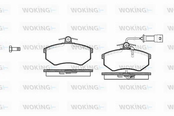 Brake Pad Set, disc brake (P0343.12)