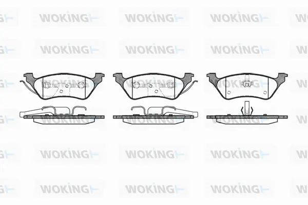 Brake Pad Set, disc brake (P9113.00)
