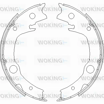 Brake Shoe, parking brake (Z4729.00)