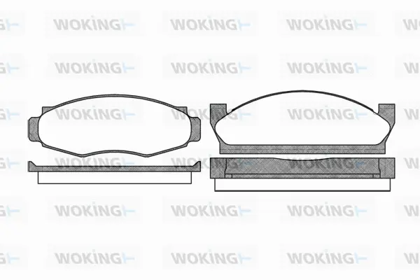 Brake Pad Set, disc brake (P4533.00)