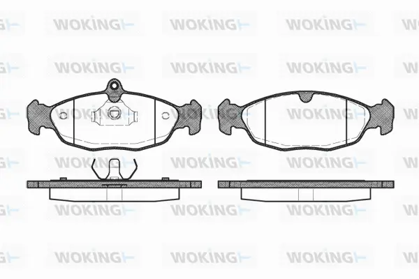 Brake Pad Set, disc brake (P2933.20)