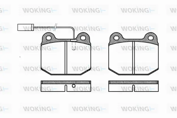 Brake Pad Set, disc brake (P1143.21)