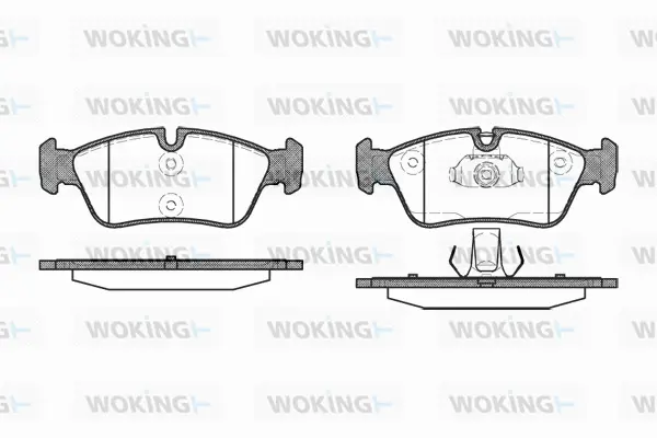 Brake Pad Set, disc brake (P2843.40)