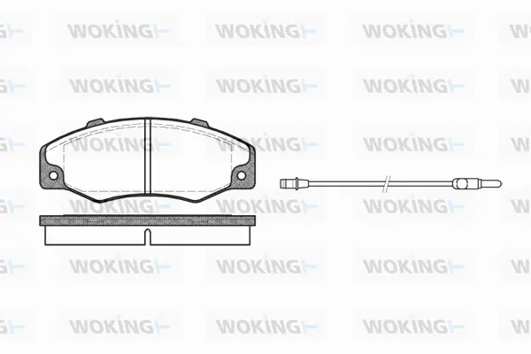 Brake Pad Set, disc brake (P3203.02)