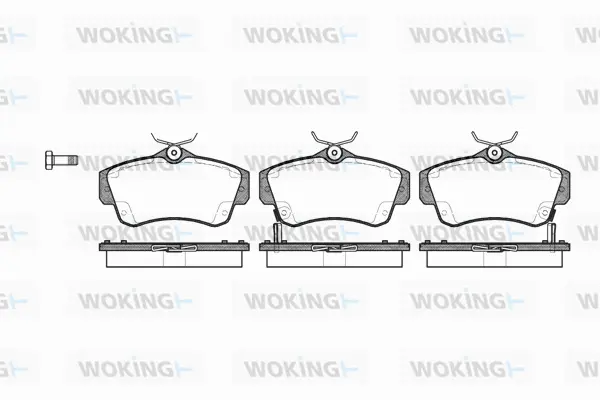 Brake Pad Set, disc brake (P6533.02)