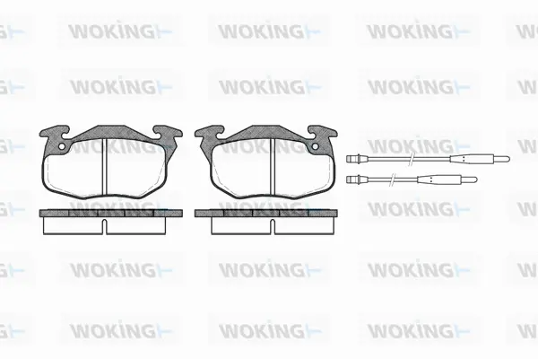 Brake Pad Set, disc brake (P0923.34)