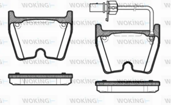 Brake Pad Set, disc brake (P9963.01)
