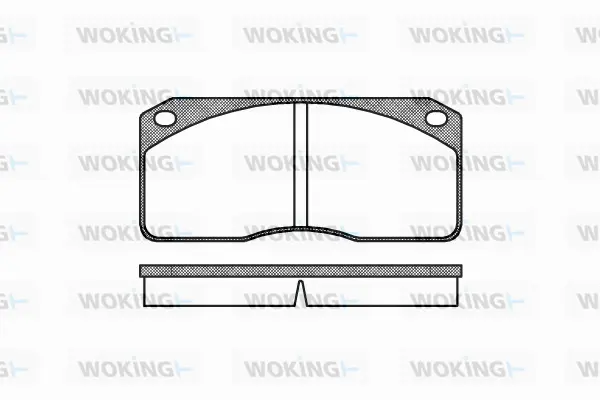 Brake Pad Set, disc brake (P3783.00)