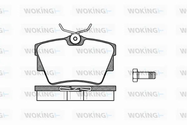 Brake Pad Set, disc brake (P4913.30)