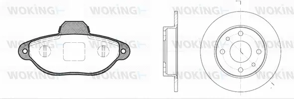 Brake Kit, disc brake (85143.01)