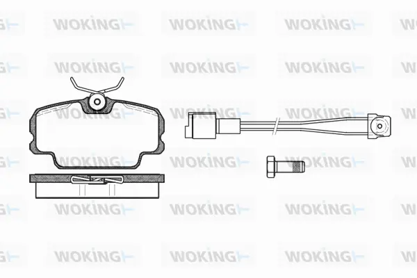 Brake Pad Set, disc brake (P0453.11)